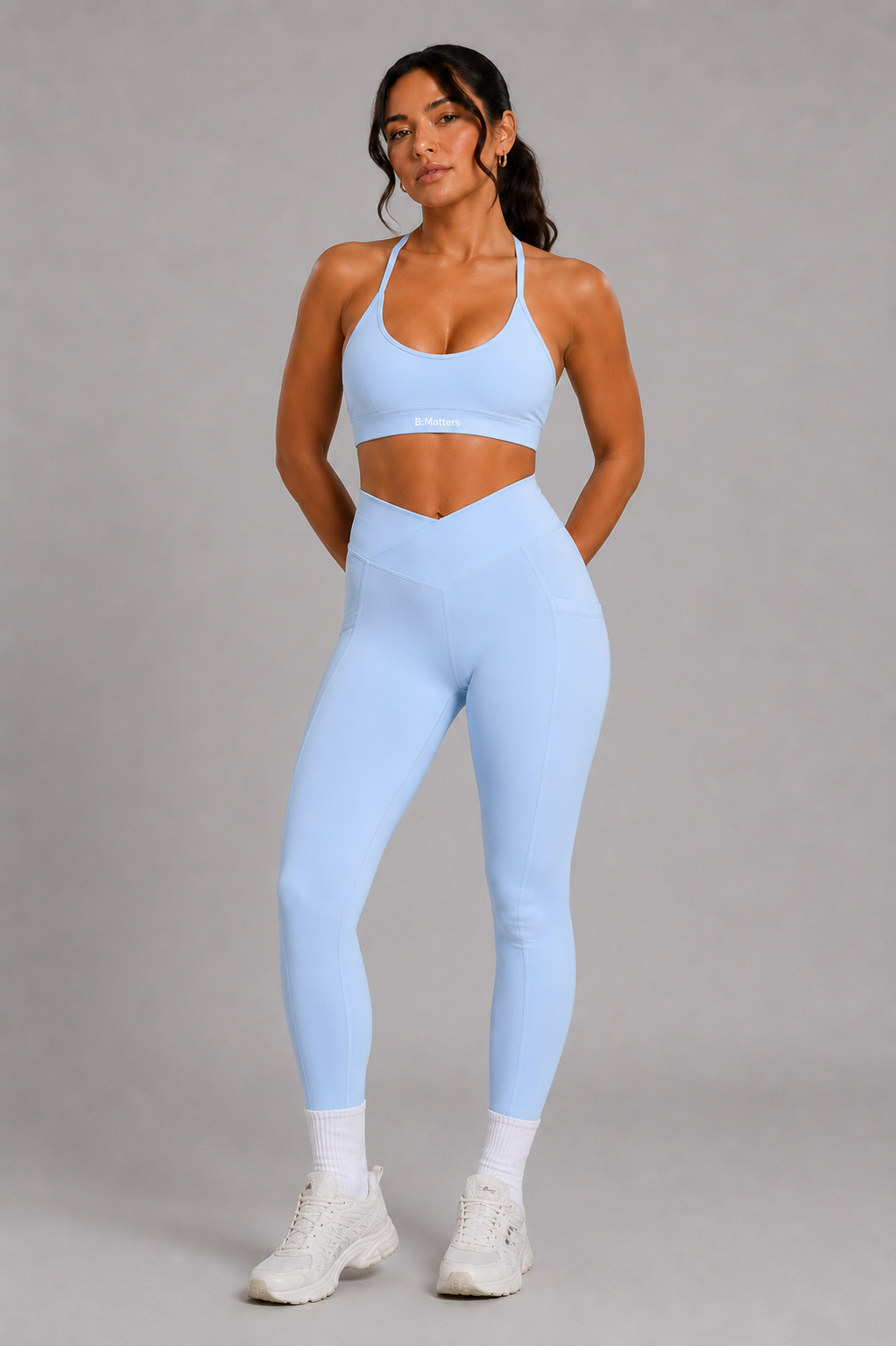 Set Leggin Agata Baby blue
