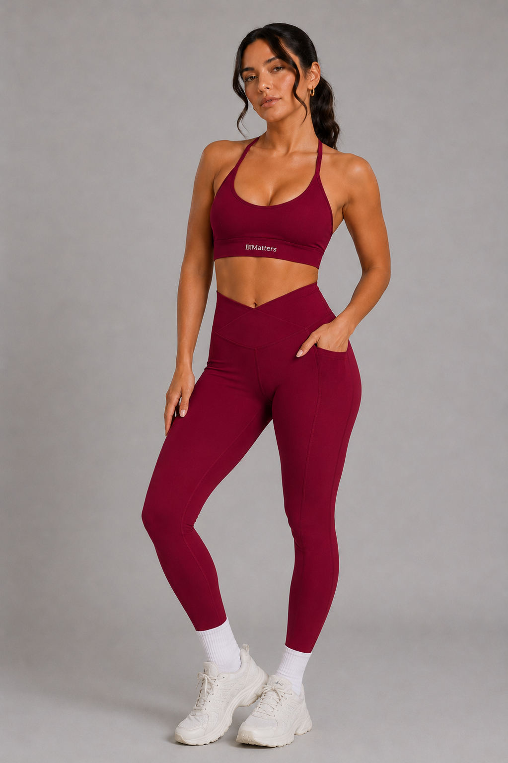 Set Leggin Agata Wine