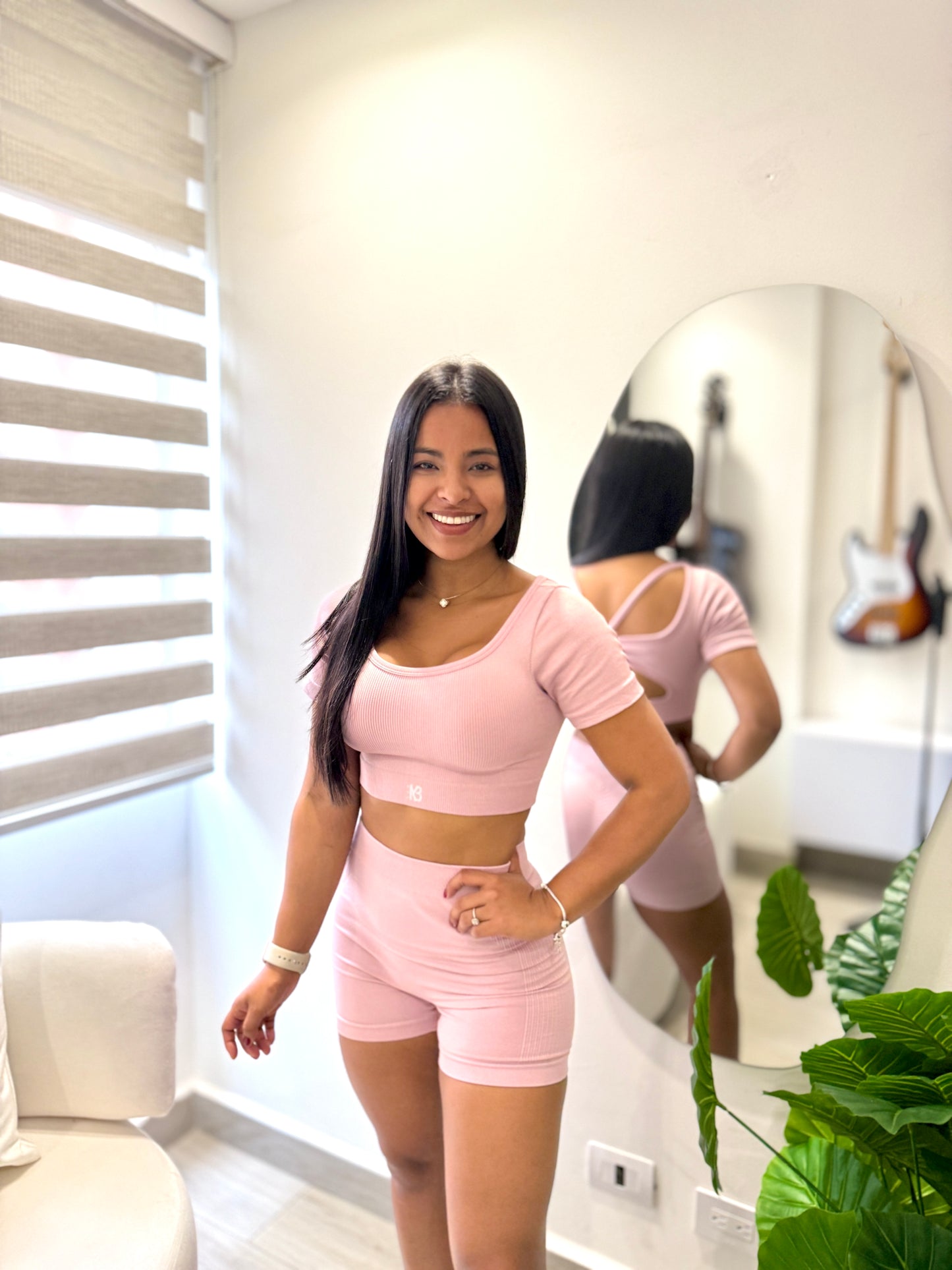 Set Short Mint Palo de Rosa